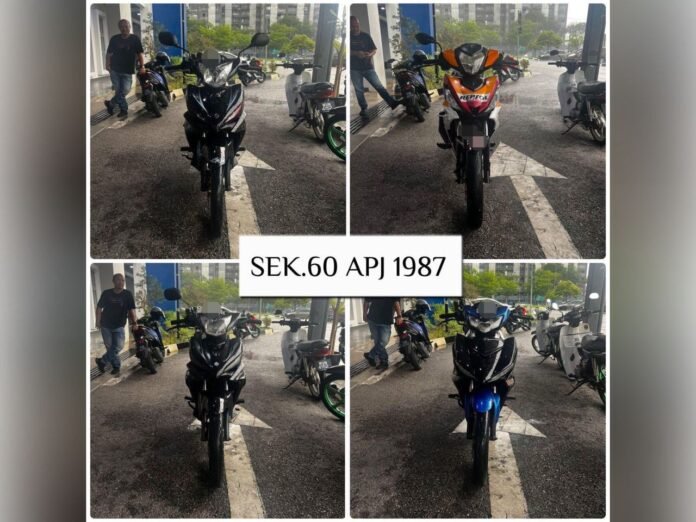Dua Penunggang Motosikal Ditahan Akibat Aksi ‘Wheelie’ Berbahaya