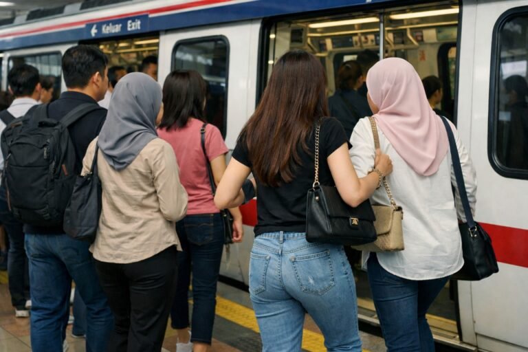 Kemarahan Orang Ramai Terhadap Pengguna Pengangkutan Awam yang Memotong Barisan