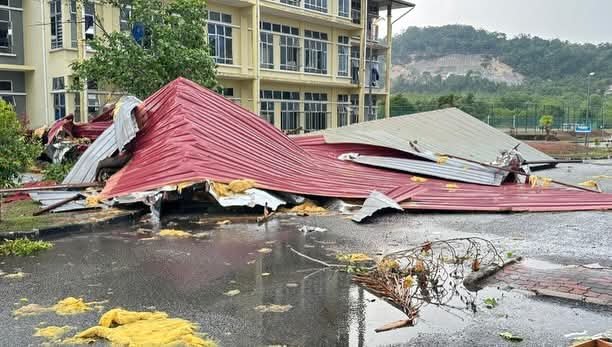 Ribut Melanda MRSM Pendang, Tiada Kecederaan Dilaporkan
