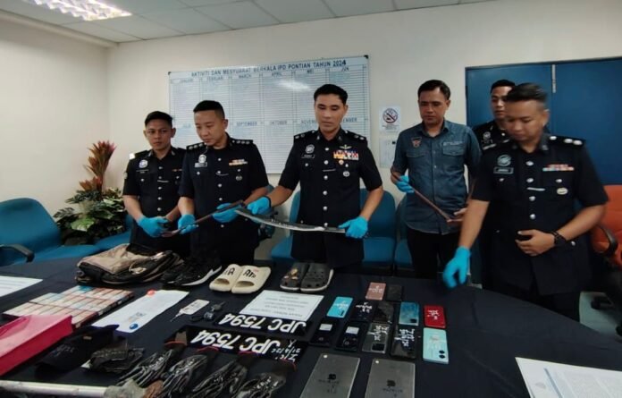 Geng Kunyai Tumpas, Lima Suspek Ditahan Polis Geng Kunyai Tumpas, Lima Suspek Ditahan Polis