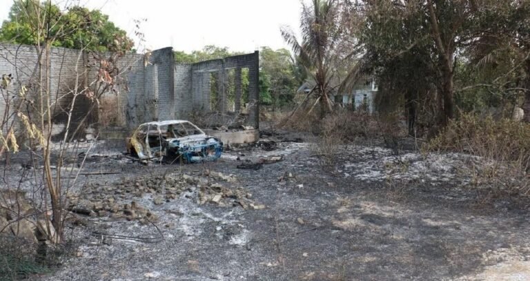Wanita Ditahan Polis Kerana Bakar Sampah