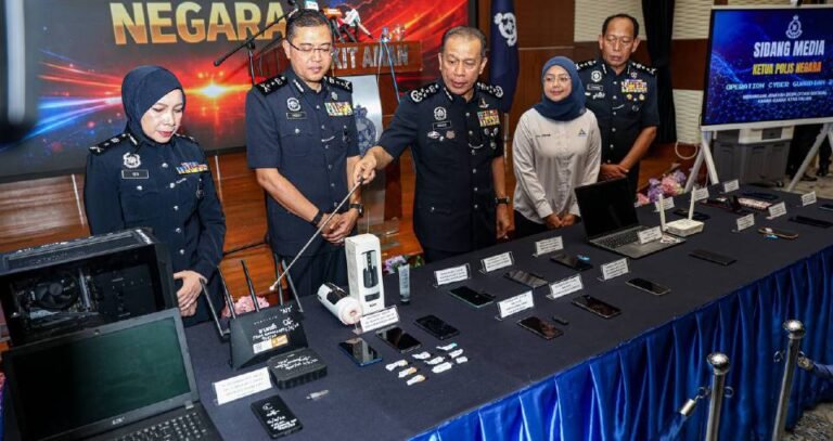 Op Cyber Guardian: 69 Individu Termasuk Penjawat Awam Ditahan