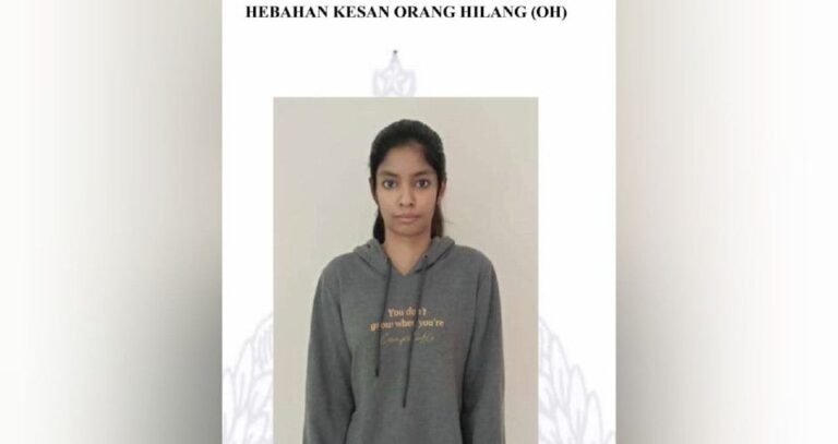 Remaja Perempuan Hilang Sejak 19 April, Keluarga Harap Bantuan Orang Ramai