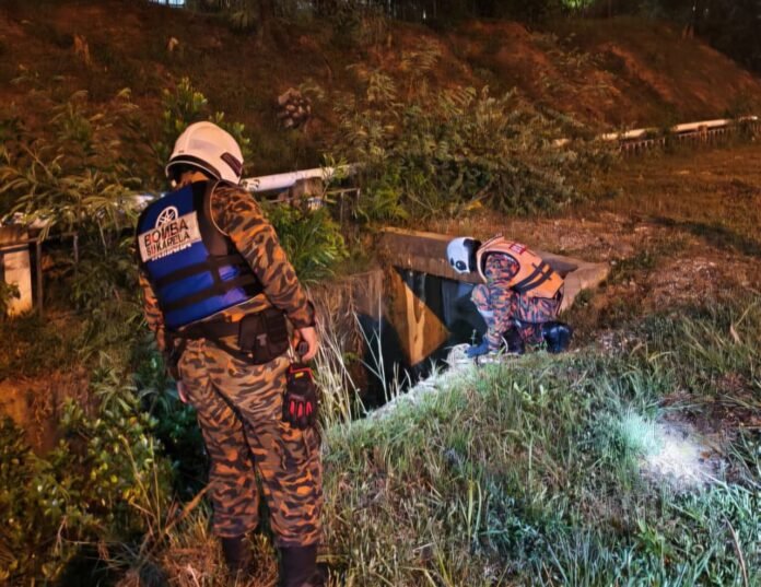 Kanak-Kanak 10 Tahun Ditemukan Lemas Dalam Longkang Arus Deras