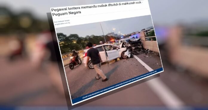 Pegawai Tentera Didakwa Tiga Pertuduhan Termasuk Membunuh