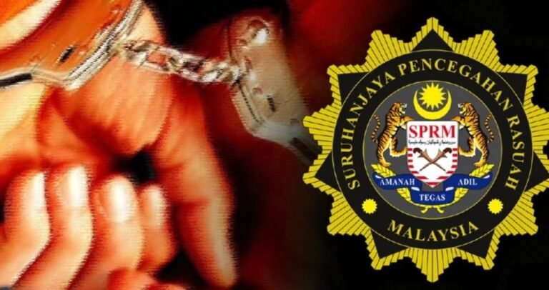 Anggota Penguat Kuasa Ditahan SPRM Terima Rasuah RM11,000