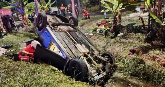 Pasangan Warga Emas Maut Dalam Kemalangan Di Jempol