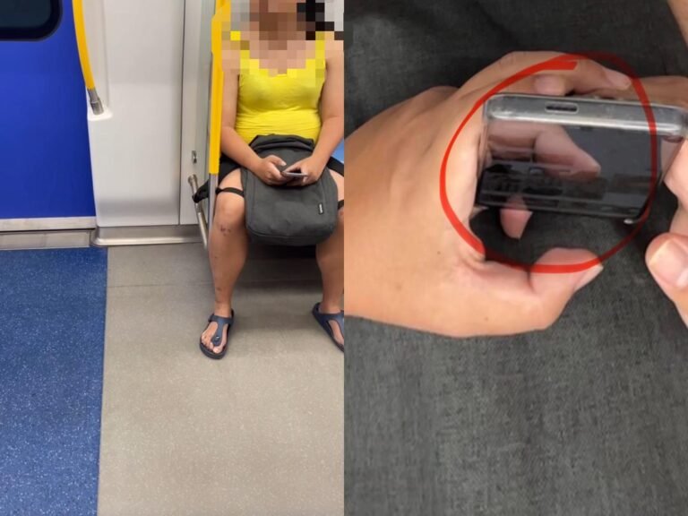 Individu Berpakaian Wanita Curi Tumpuan Dalam Koc MRT