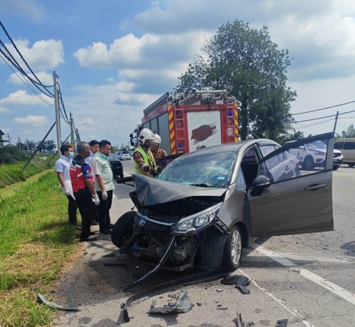 Pasangan Warga Emas Maut Dalam Kemalangan Di Teluk Intan