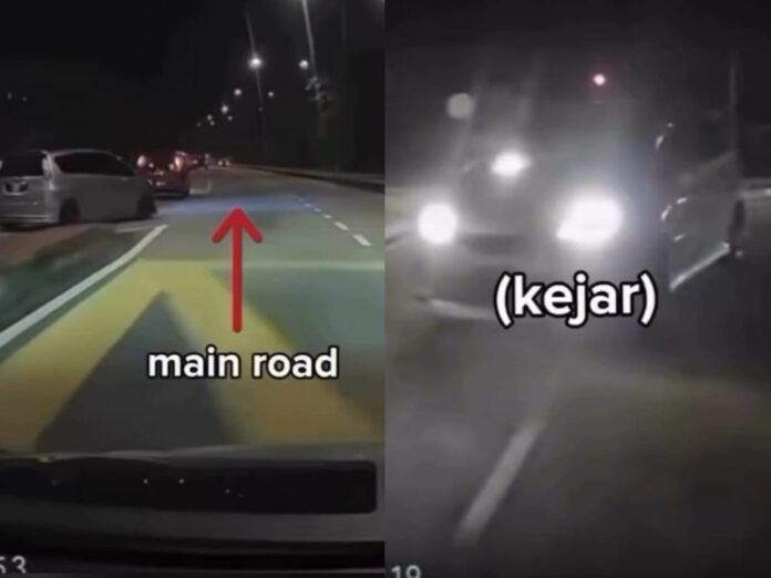 Pemandu Wanita Dikecam Selepas Video Ubah Laluan Secara Mendadak