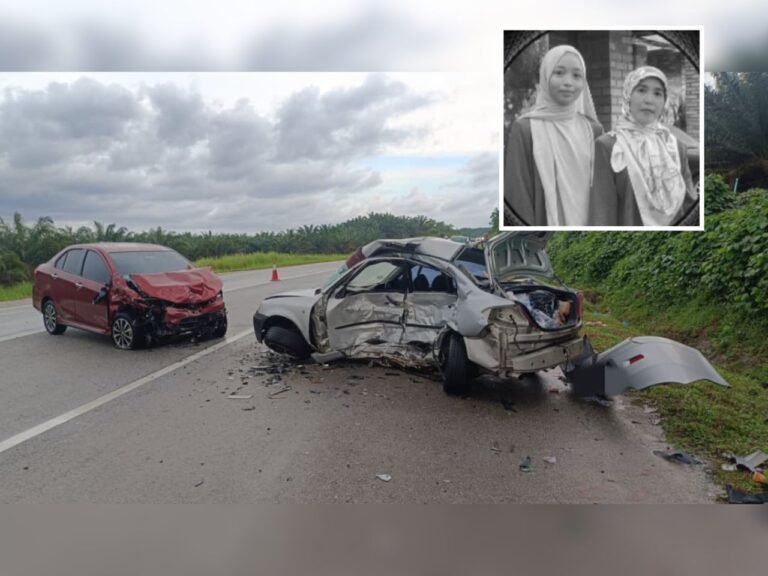 Nahas Jalan Raya: Ibu dan Anak Maut, Bapa Parah di Kota Tinggi